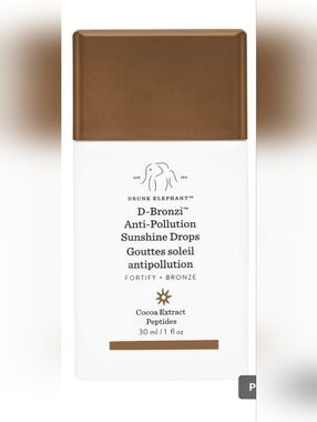Drunk Elephant SEALED! NIB! D-Bronzi Sunshine Drops w/Cocoa Extract Peptides.